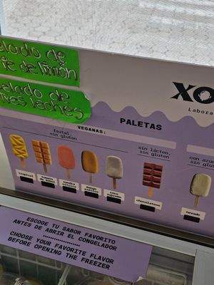 Vegan ice creams at Kachi Tanta - Galápagos in Puerto Baquerizo Moreno