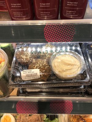 Falafel hummus snack pack  at Waitrose - Dubai Mall in Dubai
