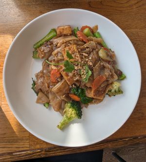 Vegan pad see ew at Pure Thai Cafe in Vancouver