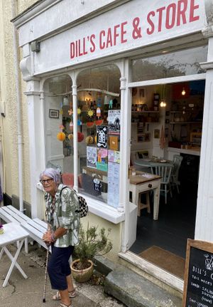 Outside  at Dill's Cafe & Store in Falmouth