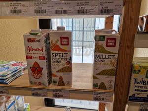Vegane Milch at L'Onde Bio in Sanary-sur-mer