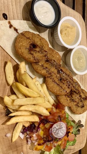 falafel  at Cafe Babouche in Marrakech