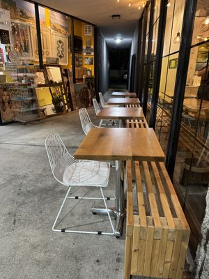 Outdoor Seating   at Simpang Asia in Venice