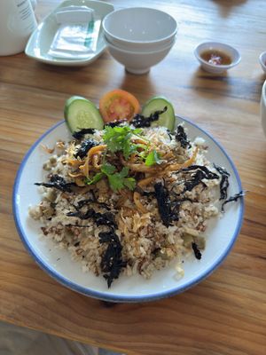 Mushroom fried rice   at Hoan Hỉ Vegan in Qui Nhon