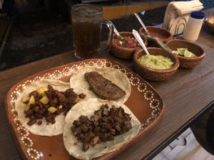 Tacos  at 100% Vegana Taqueria 2 in Sayulita