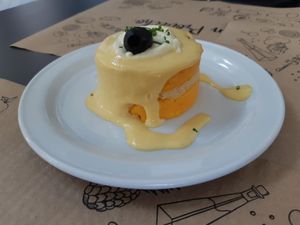 Starter / Causa rellena at Los Andenes Vegan - Puerta de Toledo in Madrid