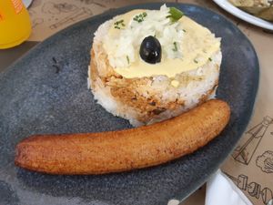 Main / Arroz tapado at Los Andenes Vegan - Puerta de Toledo in Madrid