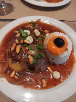 milanesa al escabeche at Los Andenes Vegan - Puerta de Toledo in Madrid