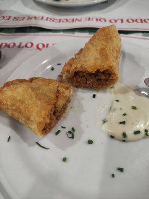 empanadilla at Los Andenes Vegan - Puerta de Toledo in Madrid