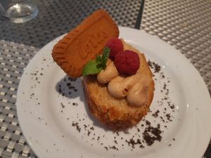Dessert / Pionono at Los Andenes Vegan - Puerta de Toledo in Madrid