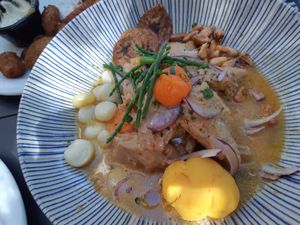 Main / Ceviche de (no) pollo at Los Andenes Vegan - Puerta de Toledo in Madrid