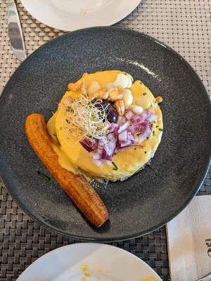 arroz tapado at Los Andenes Vegan - Puerta de Toledo in Madrid