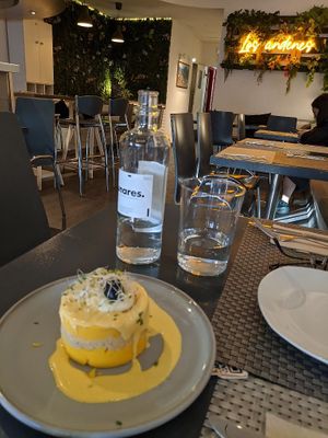 Causa rellena at Los Andenes Vegan - Puerta de Toledo in Madrid