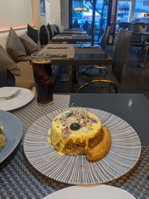 arroz tapado at Los Andenes Vegan - Puerta de Toledo in Madrid