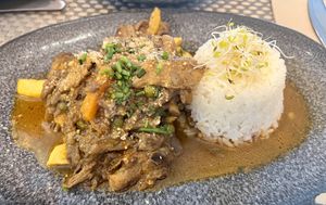 Mondonguito a la italiana   at Los Andenes Vegan - Puerta de Toledo in Madrid