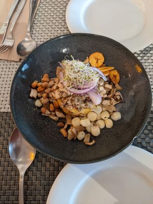 causa acevichada at Los Andenes Vegan - Puerta de Toledo in Madrid