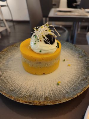 causa rellena at Los Andenes Vegan - Puerta de Toledo in Madrid