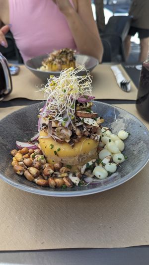 Ceviche at Los Andenes Vegan - Puerta de Toledo in Madrid