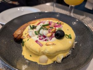 Covered rice at Los Andenes Vegan - Puerta de Toledo in Madrid