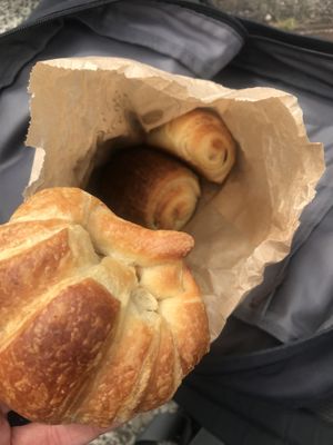 Vegan croissant and pain au chocolat   at Boulangerie Jacquin in Nancy