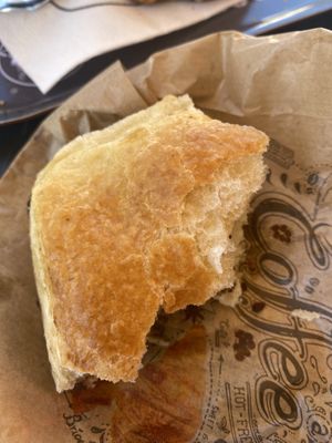Remnants of chocolate bare claw   at Boulangerie Jacquin in Nancy