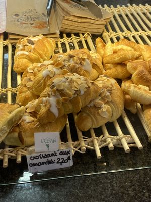 Vegan almond croissant   at Boulangerie Jacquin in Nancy