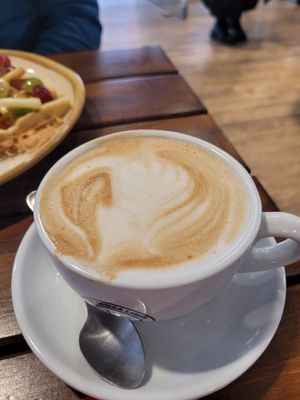 Café Latte at Café Senza Limiti in Wurzburg