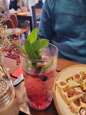 Homemade Lemonade at Café Senza Limiti in Wurzburg