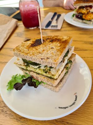 Vegan Club Sandwich at Mr Kale - Maspolomas  in Gran Canaria