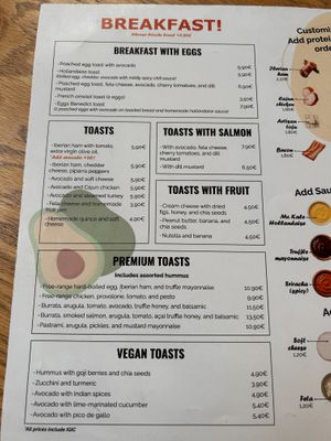 Menu  at Mr Kale - Maspolomas  in Gran Canaria