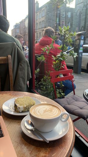   at Kilimanjaro Coffee in Edinburgh