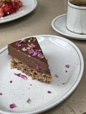 Excellent chocolate cake!   at Atelier Creme Sofi in Antalya