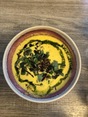 Soup of the day: Pumpkin soup   at Tilstede mat og mer in Kristiansand