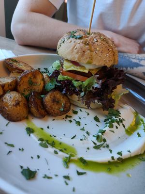 Bbq burger at Tilstede mat og mer in Kristiansand