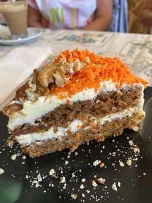our famous carrot cake!!! at VEGandVEG Gastroartesanía in Fuenteheridos