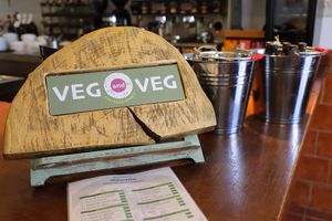 VEGandVEG reception: came in and enjoy your meal. at VEGandVEG Gastroartesanía in Fuenteheridos