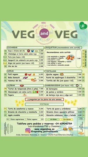  at VEGandVEG Gastroartesanía in Fuenteheridos