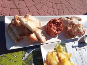 Paté vegano tipo sobrasada at VEGandVEG Gastroartesanía in Fuenteheridos