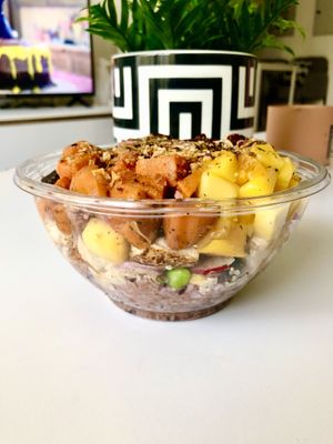 Custom poke bowl  at Vegan & Co in Dubai