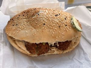 Vegan  Felafel Sandwichh  at Mr. Tantuni - Chef Istanbul in Montreal