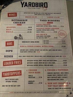   at The Dirty Onion and Yardbird in Belfast