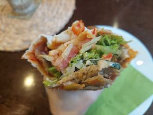 Lahmacun at Il Vegano in Aachen