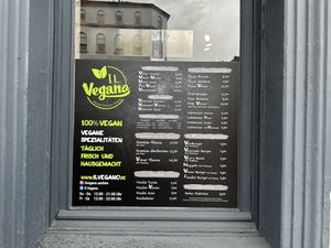 menu  at Il Vegano in Aachen