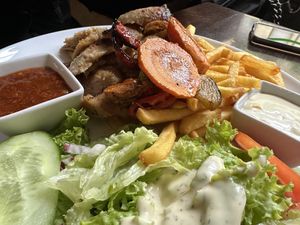 vöner plate  at Il Vegano in Aachen