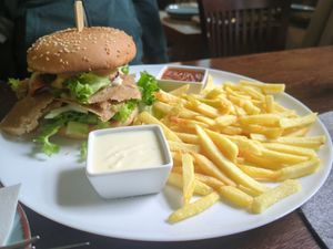 Vöner Burger at Il Vegano in Aachen