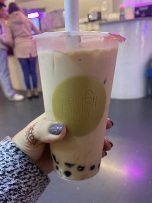 Classic milk tea and tapioca made with oat milk    at Highlight_mz in Mainz