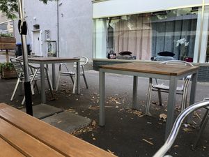 Outside seating area  at Velo Heilbronn in Heilbronn