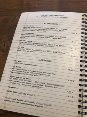 Menu  #Veganuary at Velo Heilbronn in Heilbronn