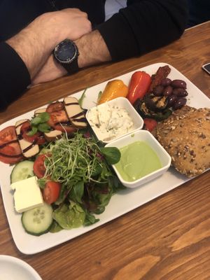 Mediterranean breakfast  #Veganuary at Velo Heilbronn in Heilbronn