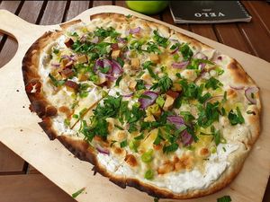 Flammkuchen at Velo Heilbronn in Heilbronn